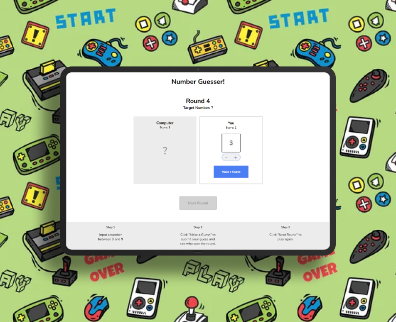 Online game dashboard