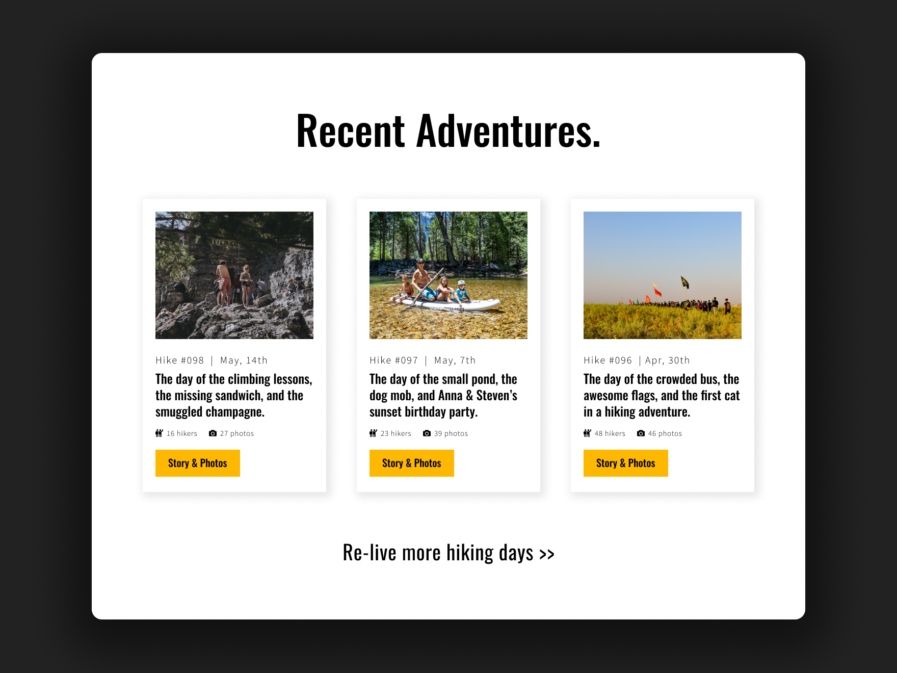 Website mockup